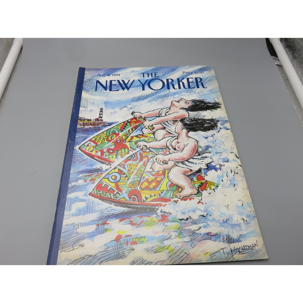 The New Yorker Magazine August 8 1994 Tom Hachtman Jet Ski Cover Vintage
